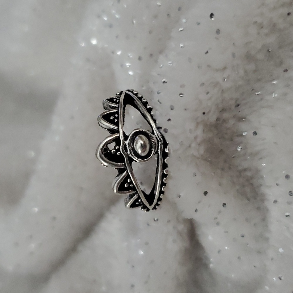 Evil Eye Silver Plated Fashion Ring